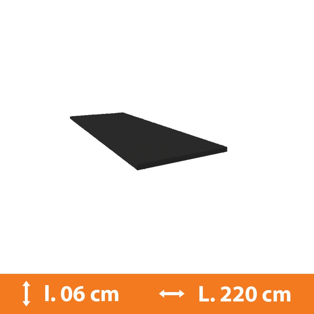 Plat PVC Gris - L.220 x l.6cm