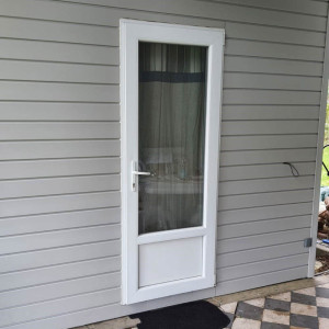 Porte fenêtre PVC Blanc Vitrée 1 Vantail - FB186201
